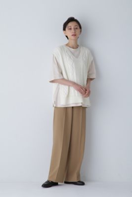 ◆ワイドストレートパンツ（０７７３２３０８０１）