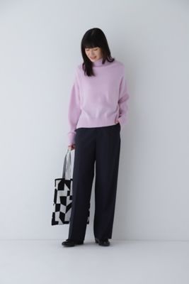 ◇エアリーコットンタックワイドパンツ（0775130403
