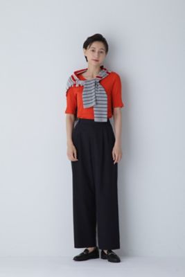 ◆タックセミワイドパンツ（０７７３２３０８０２）