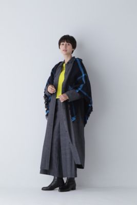 ◆セミ梳毛ツイルワンピース（０７７３２４０００２）