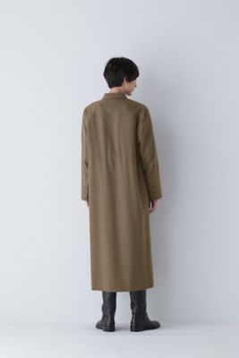 ◆セミ梳毛ツイルワンピース（０７７３２４０００２）