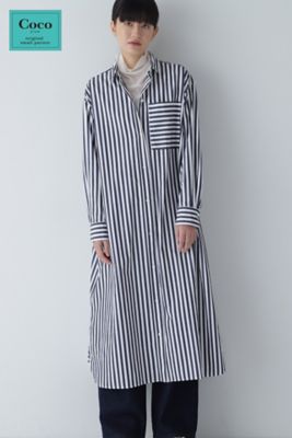 ◆ブロードシャツワンピース（０７７３２４０９００）