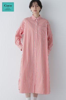 ◆ブロードシャツワンピース（０７７３２４０９００）
