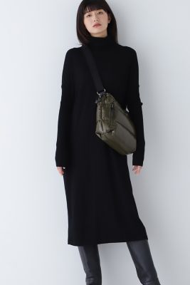＜human woman (Women)＞◆ウール天竺タートルネックワンピース（０７７３２４７１００）