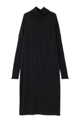 新品未使用ヒューマンウーマンウール天竺タートルネックワンピース ◇ウール天竺タートルネックワンピース（0773247100