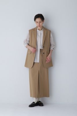 セール新品2wayツィードコート　ジレ　オールシーズン ◇テーラードジレ（0773250800） | human woman