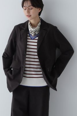 ＜human woman (Women)＞◆ストレッチエアリードットコートジャケット（０７７３２５０９００）