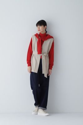 人気ブランドバ40代 ◇平二重織ジレ（0773250902） | human woman (Women ベスト/ジレ