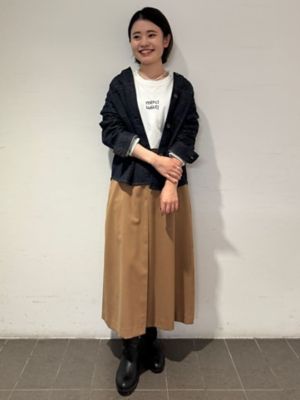 【HUMAN WOMAN】 ノーカラーデニムジャケット ノーカラーデニムジャケット（0773255004） | human