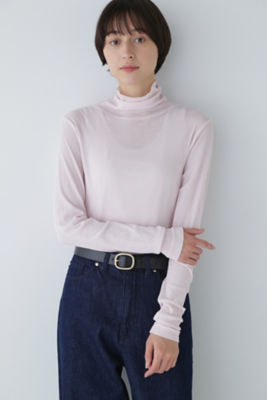 ＜human woman (Women)＞◆シアータートルカットソー（０７７３２６０２０１）