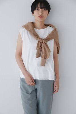 ＜human woman (Women)＞◆スムースフレンチスリーブＴシャツ（０７７３２６０７０２）