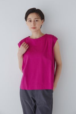 ◆スムースフレンチスリーブＴシャツ（０７７３２６０７０２）
