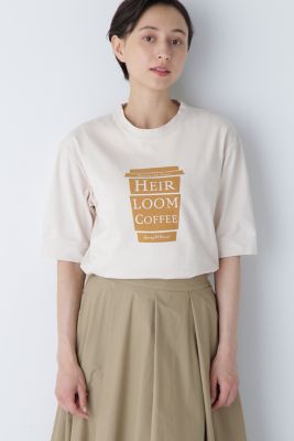 ＜三越伊勢丹/公式＞【SALE】human woman (Women)/ヒューマンウーマン コーヒー染めTシャツ ベージュ トップス【三越伊勢丹/公式】