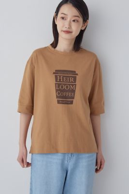 コーヒー染めＴシャツ（０７７３２６０８０３） | ファッション・服