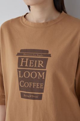 wright. バスクシャツ 墨染プラスコーヒー染め 3＋ コーヒー染めTシャツ（0773260803） | human woman (Women