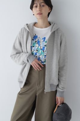 ＜human woman (Women)＞◆吊り裏毛ジップアップパーカー（０７７３２６０９０４）