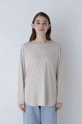 オーガニックコットンシャツテールカットソー（０７７３２６０９０６）