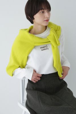 ＜human woman (Women)＞ｍｅｒｃｉプリントＴシャツ（０７７３２６０９１３）