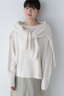 ＜human woman (Women)＞◆ソフトタッチウールＶネックプルオーバー（０７７３２７０００２）