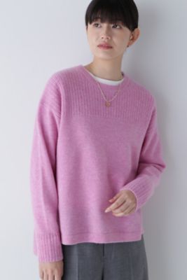 ＜human woman (Women)＞◆ミドルゲージ針抜きリブニット（０７７３２７０００３）