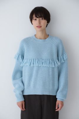 MIDWEST - 【美品】AKIRANAKA アキラナカ　フリンジ　ニット　プルオーバー アキラナカ AKIRA NAKA ニット