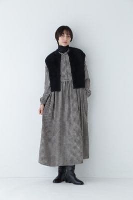 ◆フェイクファーベスト（０７７３２７０２０４）