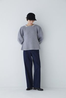 ◆ビジュー付きペプラムニット（０７７３２７０２０６）