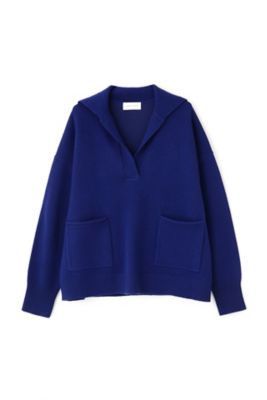 ◇衿付ニットトップス（0773270207） | human woman (Women