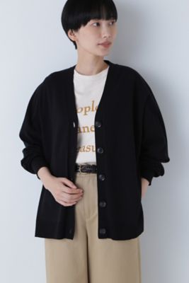 ＜human woman (Women)＞◆コットンポリエステルキュプラニットカーディガン（０７７３２７０８０１）