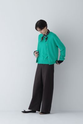 ◆二重襟袖プルオーバーニット（０７７３２７０９０２）