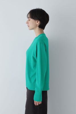◆二重襟袖プルオーバーニット（０７７３２７０９０２）