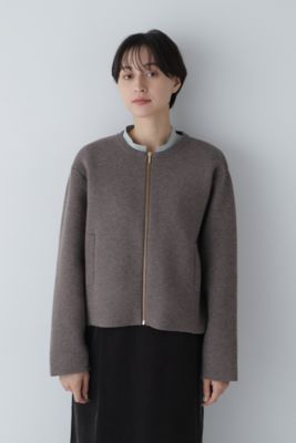◆ジップアップ接結ブルゾン（０７７３２７３９００）