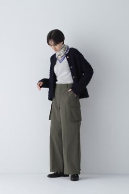 袖口レース金ボタンニットジャケット ◇金ボタンニットジャケット（0773275900） | human woman