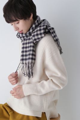 ＜human woman (Women)＞◆ギンガムチェックマフラー（０７７３２９８００３）
