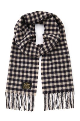 ◇ギンガムチェックマフラー（0773298003） | human woman