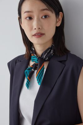 ◆２５ｔｈプリントシルクスカーフ（０７７３２９８９００）