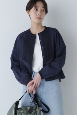◆インド綿刺繍ブラウス（０７７４１１０３００）