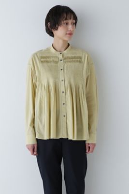 ◆インド綿ピンタックブラウス（０７７４１１０３０１）