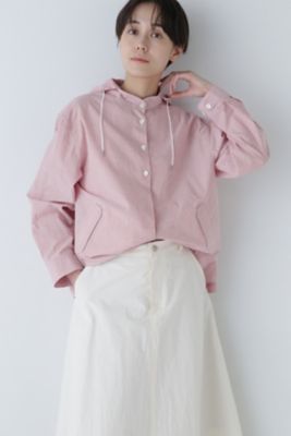 ＜human woman (Women)＞◆３ｗａｙフード付きストライプブラウス（０７７４１１０３０７）