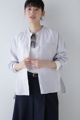 ◆ハードマンリネンブラウス（０７７４１１０４０２）