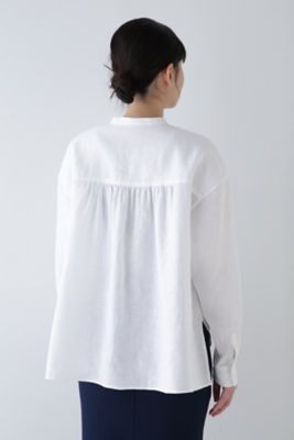 ◆ハードマンリネンブラウス（０７７４１１０４０２）