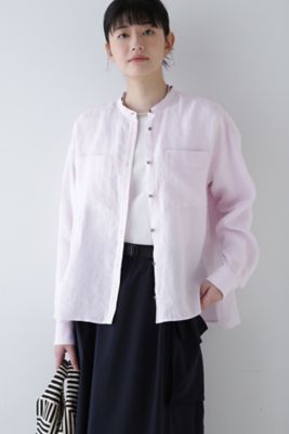 ◆ハードマンリネンブラウス（０７７４１１０４０２）