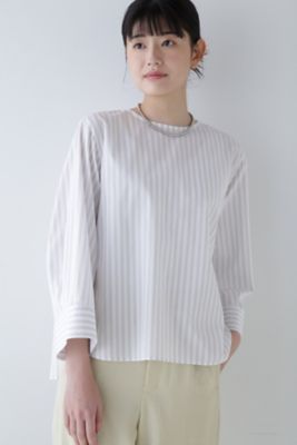 ＜human woman (Women)＞◆ドビーロンストブラウス（０７７４１１０４０３）