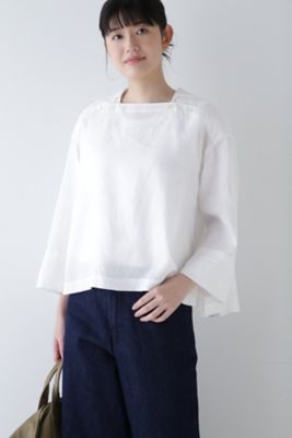 ＜human woman (Women)＞◆ハードマンリネンプルオーバー（０７７４１１０４０４）