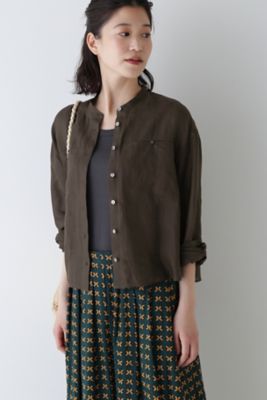 わからんちん様★BEARDSLEY ラミーブラウス ブルー 美品 ◇160／1ラミーブラウス（0774110501） | human