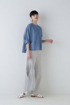 ◆ライトオンスデニムブラウス（０７７４１１０５０４）