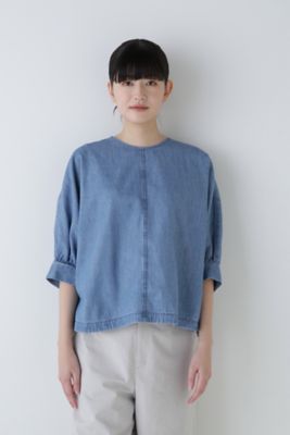 ◆ライトオンスデニムブラウス（０７７４１１０５０４）