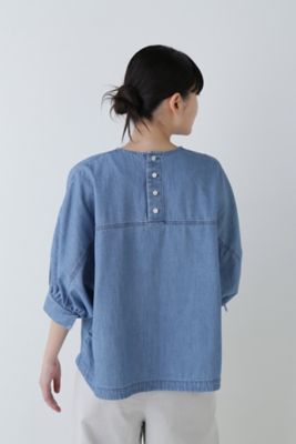 ◆ライトオンスデニムブラウス（０７７４１１０５０４）