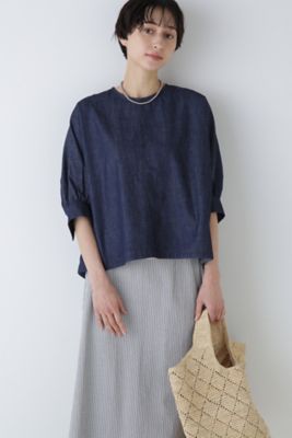 ◆ライトオンスデニムブラウス（０７７４１１０５０４）