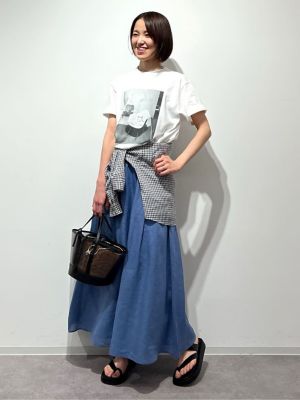 ◆１６０／１ラミーチェック柄ブラウス（０７７４１１０５０６）